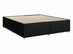 Clicnbuy Cama box spring con colchón tela 200x200 cm