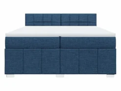 Discount Cama box spring con colchón tela 200x200 cm Base De Cama De Láminas
