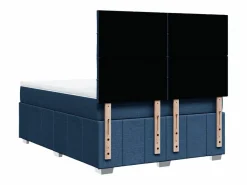 Clicnbuy Cama box spring con colchón tela 160x200 cm