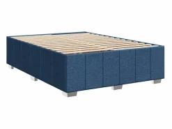 Clicnbuy Cama box spring con colchón tela 160x200 cm