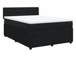 Clearance Cama box spring con colchón terciopelo 140x190 cm Base De Cama De Láminas|Somier - 140X190Cm