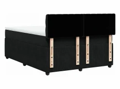 Clearance Cama box spring con colchón terciopelo 140x190 cm Base De Cama De Láminas|Somier - 140X190Cm