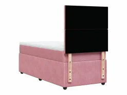 Cama box spring con colchón terciopelo 80x200 cm Base De Cama De Láminas