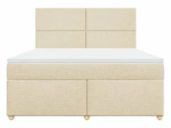 Sale Cama box spring con colchón tela color 180x200 cm Base De Cama De Láminas