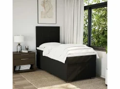 Sale Cama box spring con colchón tela 90x190 cm Somier - 90X190Cm