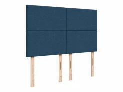 Clicnbuy Cama box spring con colchón tela 140x200 cm