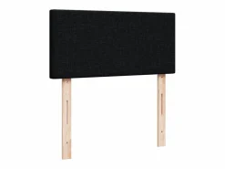 Hot Clicnbuy Cama box spring con colchón tela 90x190 cm Negro
