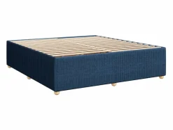 Clicnbuy Cama box spring con colchón tela 180x200 cm