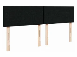 Best Clicnbuy Cama box spring con colchón tela 180x200 cm Negro