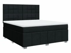 Cama box spring con colchón tela 180x200 cm Somier - 180X200Cm