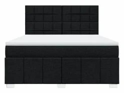 Cama box spring con colchón tela 180x200 cm Somier - 180X200Cm