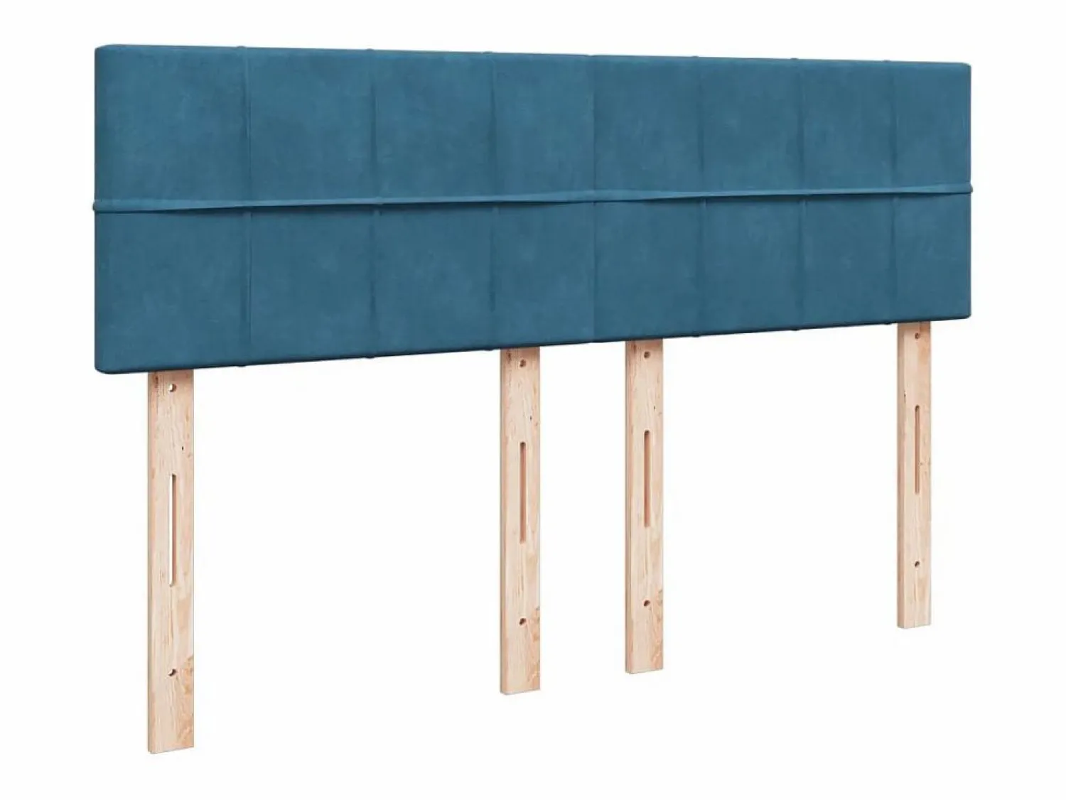 Clicnbuy Cama box spring con colchón terciopelo 160x200 cm