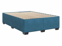 Clicnbuy Cama box spring con colchón terciopelo 160x200 cm