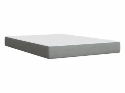 Hot Cama box spring con colchón tela claro 160x200 cm Somier - 160X200Cm