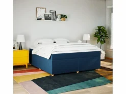Clearance Cama box spring con colchón tela 180x200 cm Somier - 180X200Cm