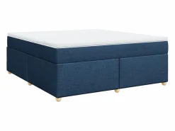 Clearance Cama box spring con colchón tela 180x200 cm Somier - 180X200Cm