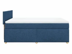 Sale Clicnbuy Cama box spring con colchón tela 160x200 cm Azul