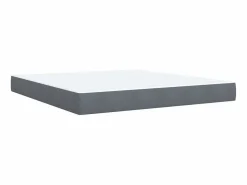 Sale Cama box spring con colchón terciopelo oscuro 180x200 cm Somier - 180X200Cm