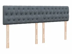 Sale Cama box spring con colchón terciopelo oscuro 180x200 cm Somier - 180X200Cm