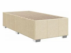 Clicnbuy Cama box spring con colchón tela color 90x190 cm