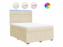 Outlet Cama box spring con colchón tela color 160x200 cm Somier - 160X200Cm