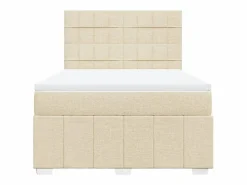 Outlet Cama box spring con colchón tela color 160x200 cm Somier - 160X200Cm