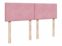 Clicnbuy Cama box spring con colchón terciopelo 160x200 cm