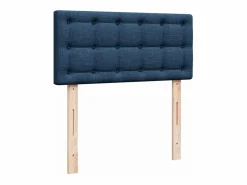 Clicnbuy Cama box spring con colchón tela 90x190 cm