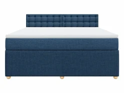 Cama box spring con colchón tela 180x200 cm Somier - 180X200Cm