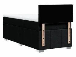 Clicnbuy Cama box spring con colchón tela 90x190 cm