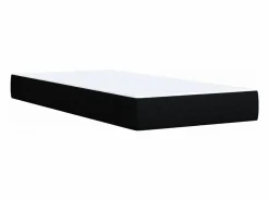Clicnbuy Cama box spring con colchón tela 90x190 cm