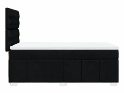Clicnbuy Cama box spring con colchón tela 90x190 cm