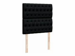 Clicnbuy Cama box spring con colchón tela 90x190 cm