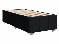 Clicnbuy Cama box spring con colchón tela 90x190 cm