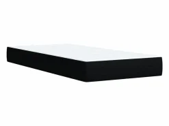Clicnbuy Cama box spring con colchón tela 90x190 cm