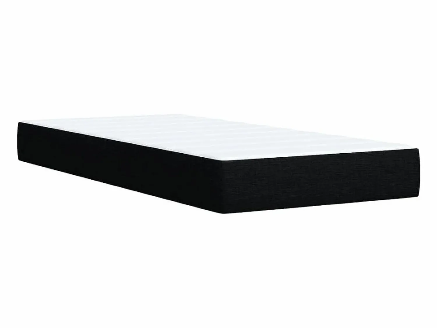 Clicnbuy Cama box spring con colchón tela 90x190 cm