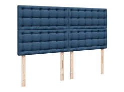 Clicnbuy Cama box spring con colchón tela 200x200 cm