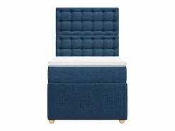 Online Cama box spring con colchón tela 90x190 cm Base De Cama De Láminas|Somier - 90X190Cm