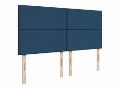 Clicnbuy Cama box spring con colchón tela 180x200 cm