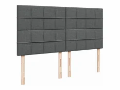 Sale Cama box spring con colchón tela oscuro 180x200 cm Base De Cama De Láminas|Somier - 180X200Cm