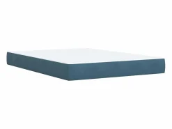 Clicnbuy Cama box spring con colchón terciopelo 140x200 cm