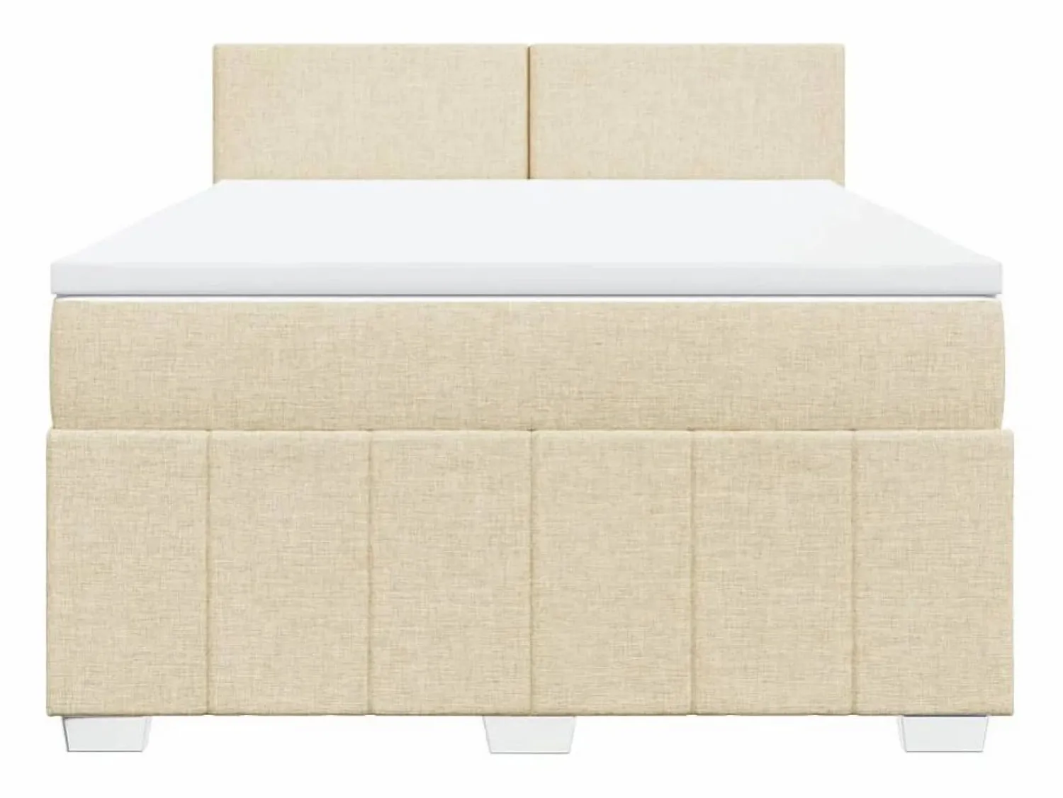 Cama box spring con colchón tela color 160x200 cm Somier - 160X200Cm