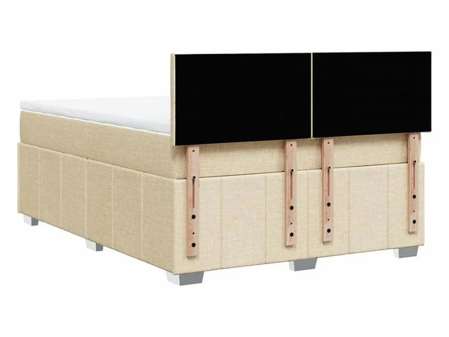 Cama box spring con colchón tela color 160x200 cm Somier - 160X200Cm