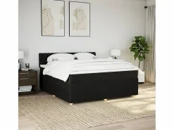Sale Cama box spring con colchón tela 180x200 cm Base De Cama De Láminas|Somier - 180X200Cm