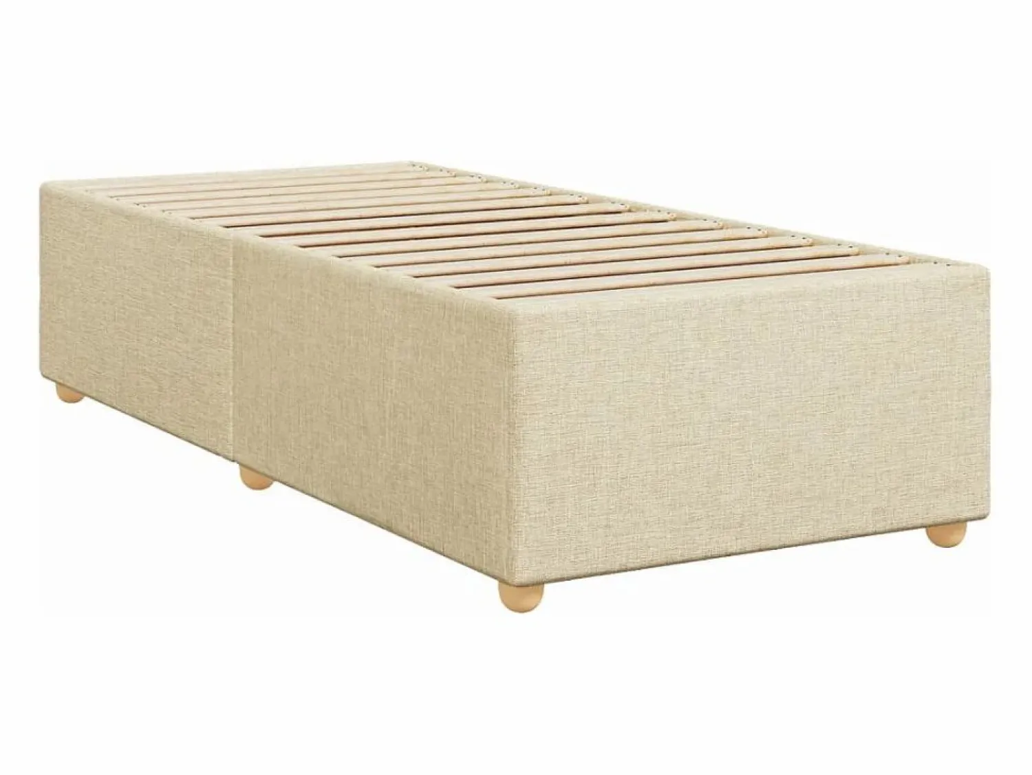 Outlet Cama box spring con colchón tela color 90x190 cm ES121581 Cama Continental Boxspring