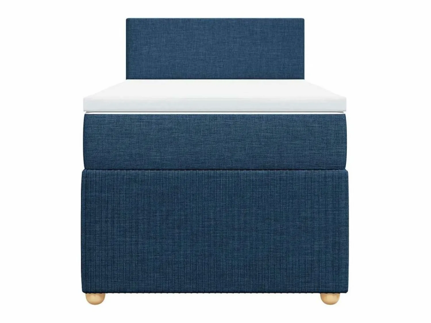 Clicnbuy Cama box spring con colchón tela 90x190 cm