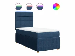 Cama box spring con colchón tela 90x190 cm Base De Cama De Láminas