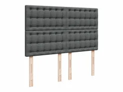 Sale Cama box spring con colchón tela oscuro 160x200 cm Somier - 160X200Cm