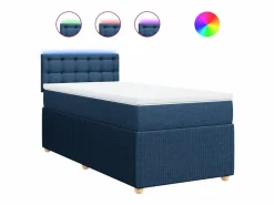 Clearance Cama box spring con colchón tela 90x190 cm Somier - 90X190Cm