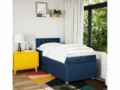 Clearance Cama box spring con colchón tela 90x190 cm Somier - 90X190Cm